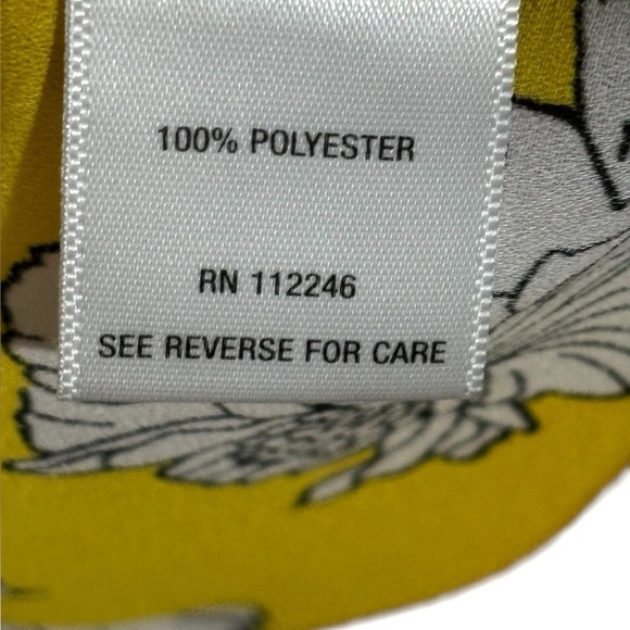 SAMI & JO - SIZE 3X - BRIGHT YELLOW FLORAL BLOUSE TOP - BOHO & FLOWY - B19 - Picture 8 of 10